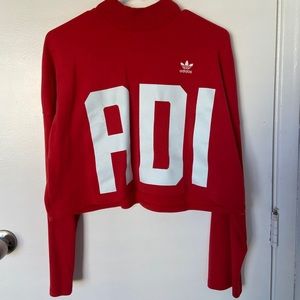Adidas cropped sweatshirt